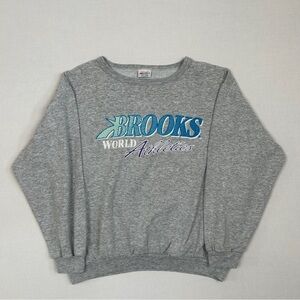 90s Brooks World Athletics Crewneck